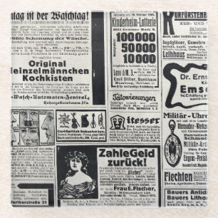Posavasos De Vidrio Histórico Kiev: Ilustracion de periódico de 1917