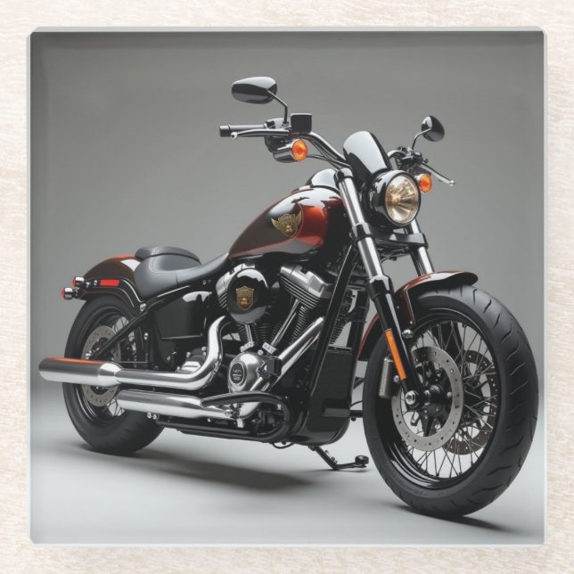 Posavasos De Vidrio Hogar Legendario M-Ocho Era Glass Coaster (Anverso)