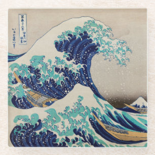 Posavasos de vidrio: HOKUSAI : LA OLA