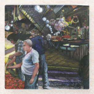 Posavasos De Vidrio Hombres de Comercio, Jerusalén