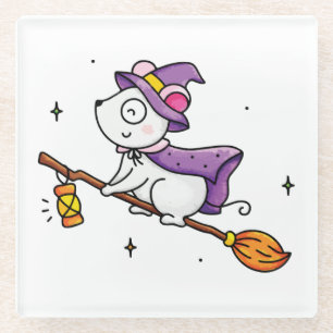 Posavasos De Vidrio Hora bruja