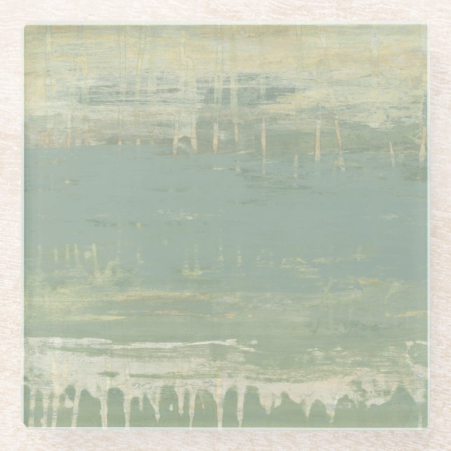 Posavasos De Vidrio Horizonte silenciado (Anverso)