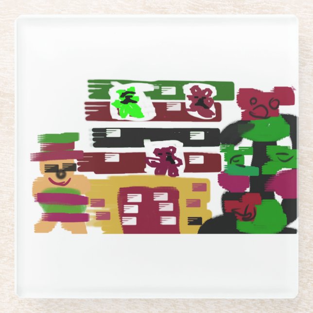 Posavasos De Vidrio Hotel Ginger (Anverso)