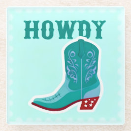 Posavasos de vidrio HOWDY Bar