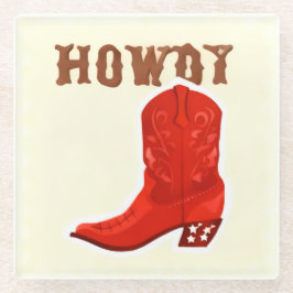 Posavasos de vidrio HOWDY Bar