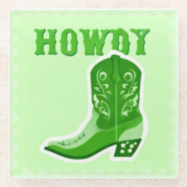 Posavasos de Vidrio HOWDY Bar