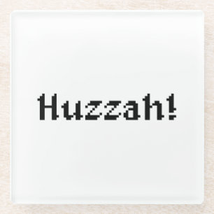 Posavasos De Vidrio ¡Huzzah de 8 bits!