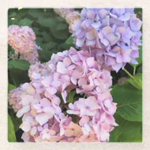 Posavasos De Vidrio Hydrangeas