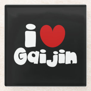 Posavasos De Vidrio i heart Gaijin