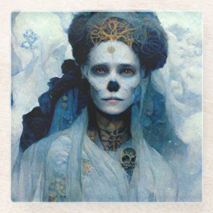 Posavasos De Vidrio Ice Witch 4 Fantasy Sci-Fi