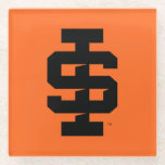 Posavasos De Vidrio Idaho State University Bold Bengala Logo<br><div class="desc">¡Muestre su orgullo en la Universidad Estatal de Idaho con este impresionante logo de Bengala! Con los potentes interbloqueos "I" y "S" en los icónicos colores negro y naranja de la escuela, este diseño representa la fuerza y determinación de los estudiantes, ex alumnos y fans de la ISU. Una manera...</div>