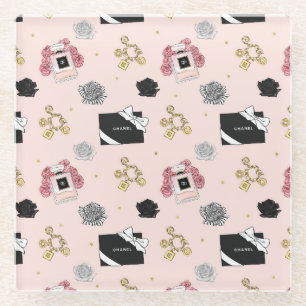 Posavasos De Vidrio Identificación de flor
