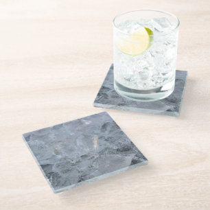 Posavasos De Vidrio Imagen de cubo de hielo enfriando