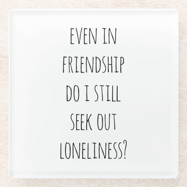 Posavasos De Vidrio Incluso En La Montaña De Vidrio De Amistad (Anverso)