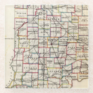 Posavasos De Vidrio Indiana 2