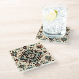 Posavasos De Vidrio Inspiración Nativa