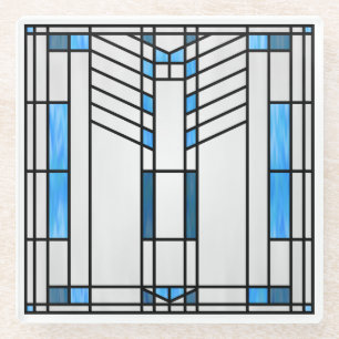 Posavasos De Vidrio Interpretación Nº 1 del estilo escolar de Prairi