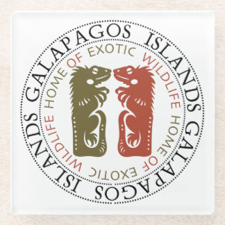 Posavasos De Vidrio Islas Galápagos
