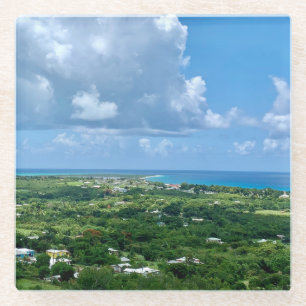 Posavasos De Vidrio Islas Vírgenes Santa Cruz Sandy Point USVI