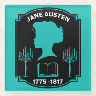 Posavasos De Vidrio Jane Austen English Novelist