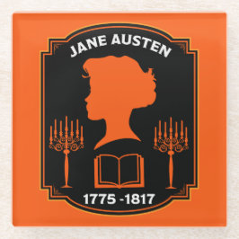 Posavasos De Vidrio Jane Austen English Novelist