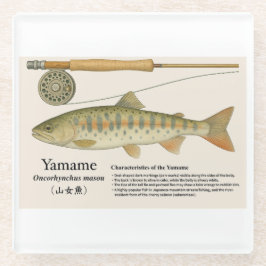 Posavasos De Vidrio Japanese Native Trout – Yamame 