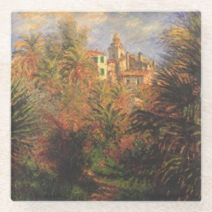 Posavasos De Vidrio Jardín en Bordighera - Claude Monet - c1900