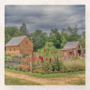 Posavasos De Vidrio Jardín en los Adirondacks