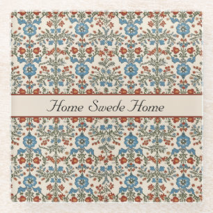 Posavasos De Vidrio Jardín noruego, personalizado