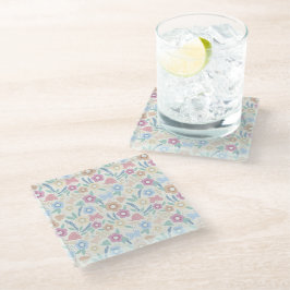 Posavasos de vidrio Jardines de Cristal