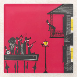 Posavasos De Vidrio Jazz