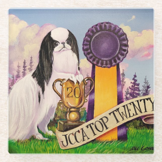 Posavasos De Vidrio JCCA Top 20 - Hermosa montaña de vidrio / Trivet (Anverso)