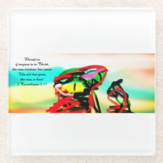 Posavasos De Vidrio Jesus make new you