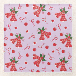 Posavasos De Vidrio Jingle Bells