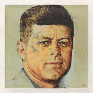 Posavasos De Vidrio John F. Kennedy EN MEMORIAM