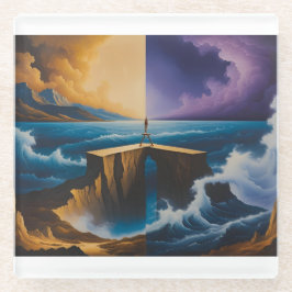 Posavasos de vidrio Journey Between Worlds