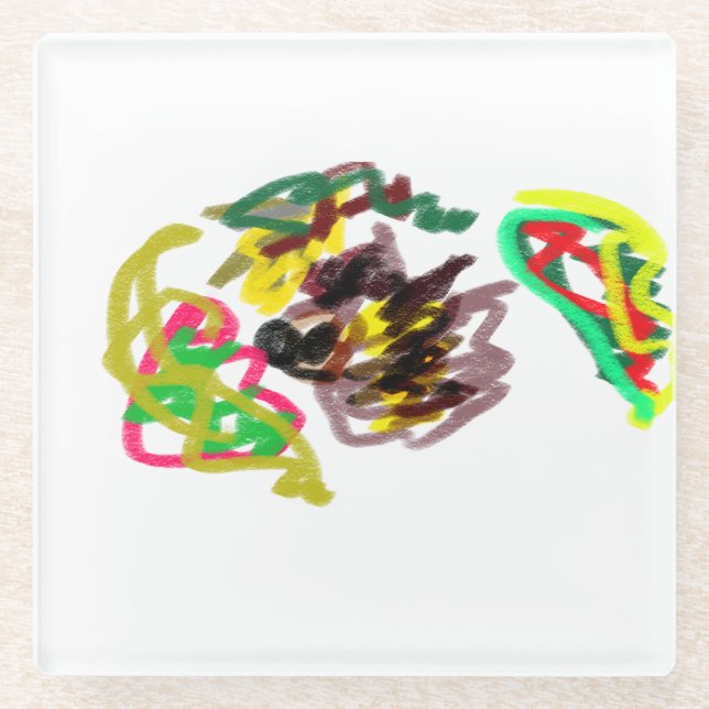 Posavasos De Vidrio Juego de hedgehog otoño (Anverso)