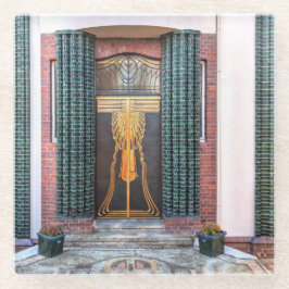 Posavasos De Vidrio Jugenstil Door