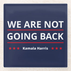 Posavasos De Vidrio Kamala Harris - No volveremos II