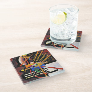Posavasos De Vidrio Kandinsky - Arriba y a la Izquierda,