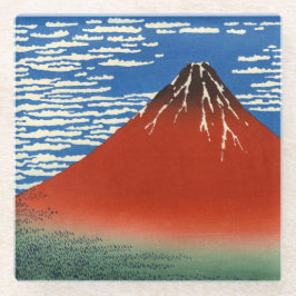 Posavasos De Vidrio Katsushika Hokusai - Buen Viento, Buenos Días