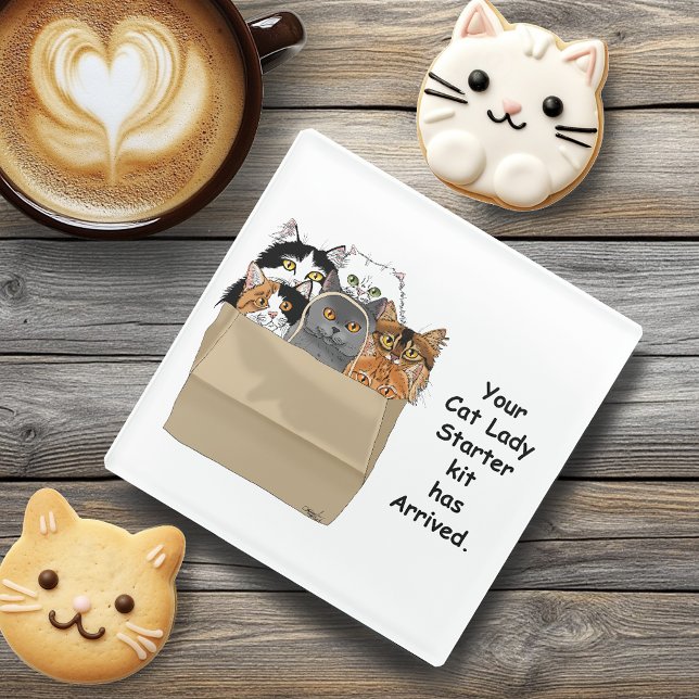 Posavasos De Vidrio Kit de inicio de la dama del gato (Subido por el creador)