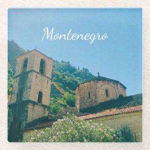 Posavasos De Vidrio Kotor, Montenegro - Recuerdo de viaje
