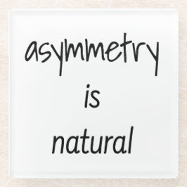 Posavasos De Vidrio La Asimetría Es La Montaña De Vidrio Natural