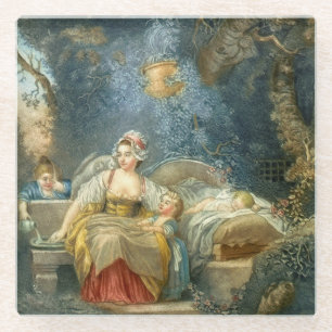 Posavasos De Vidrio La Bonne Mere - J B Audebert - c1790