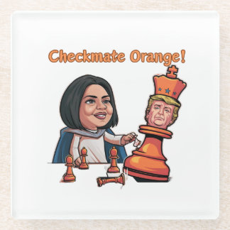 Posavasos De Vidrio La Derrota Del Rey Naranja