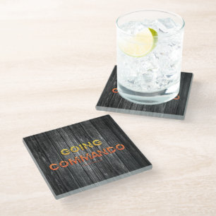 Posavasos De Vidrio La energía de SlipperyJoe's yendo en comando a bar