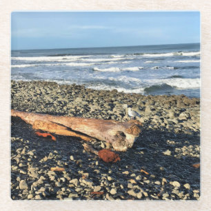 Posavasos De Vidrio La ensenada en la costa, Oregón