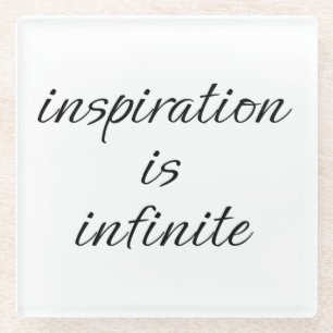 Posavasos De Vidrio La escayola de vidrio de inspiración