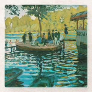 Posavasos De Vidrio La Grenouillere - Claude Monet - 1869